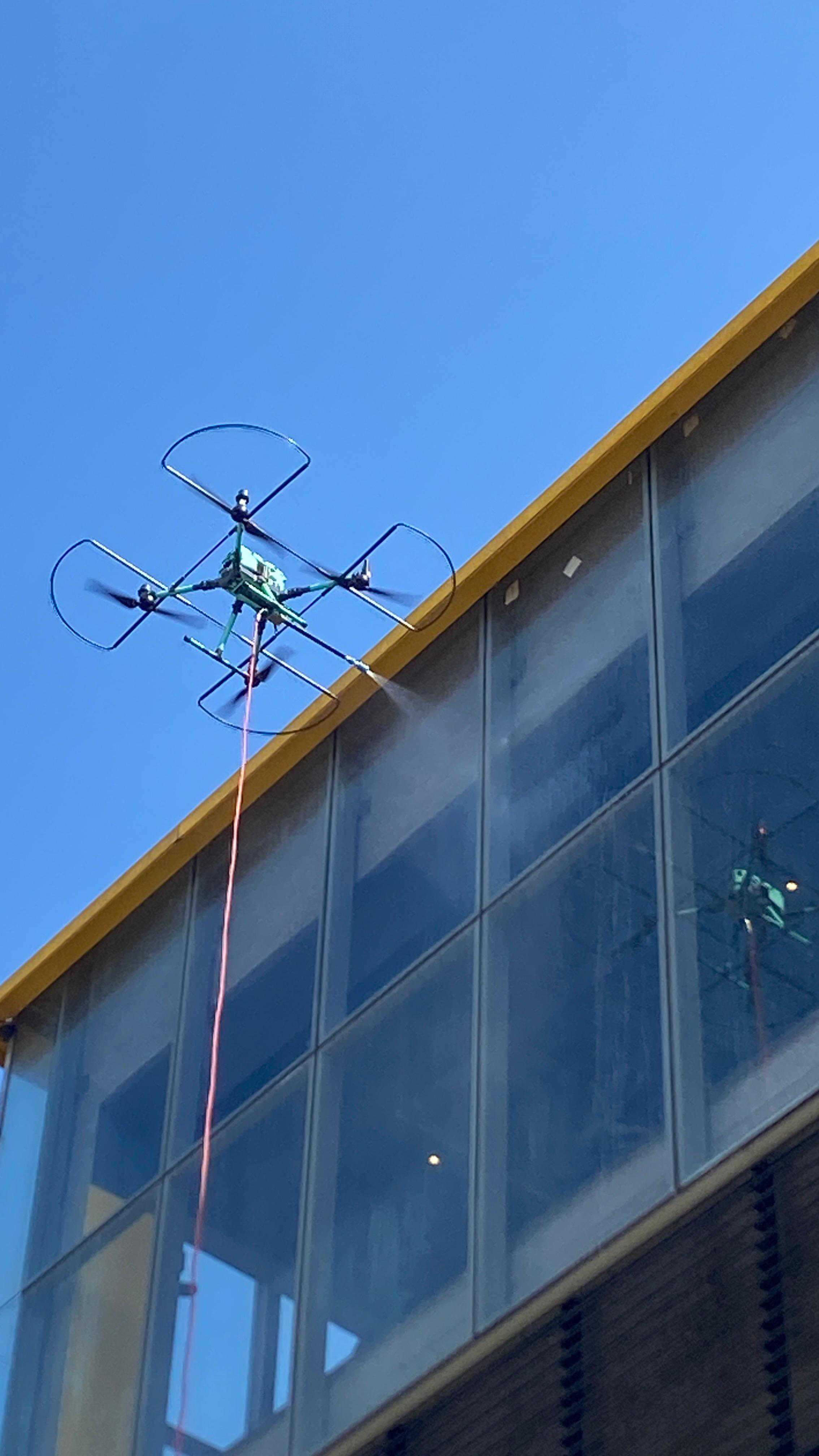 Limpeza com Drone
